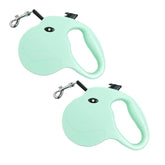 Kuber Industries Retractable Dog Leash|One Button Break with Safety Lock|Automatic & Non-Slip Handle|WINDOG-1092|Soft Padded Handle for Comfort Grip|Pet Training & Walking Accessory|Green (Pack of 2)